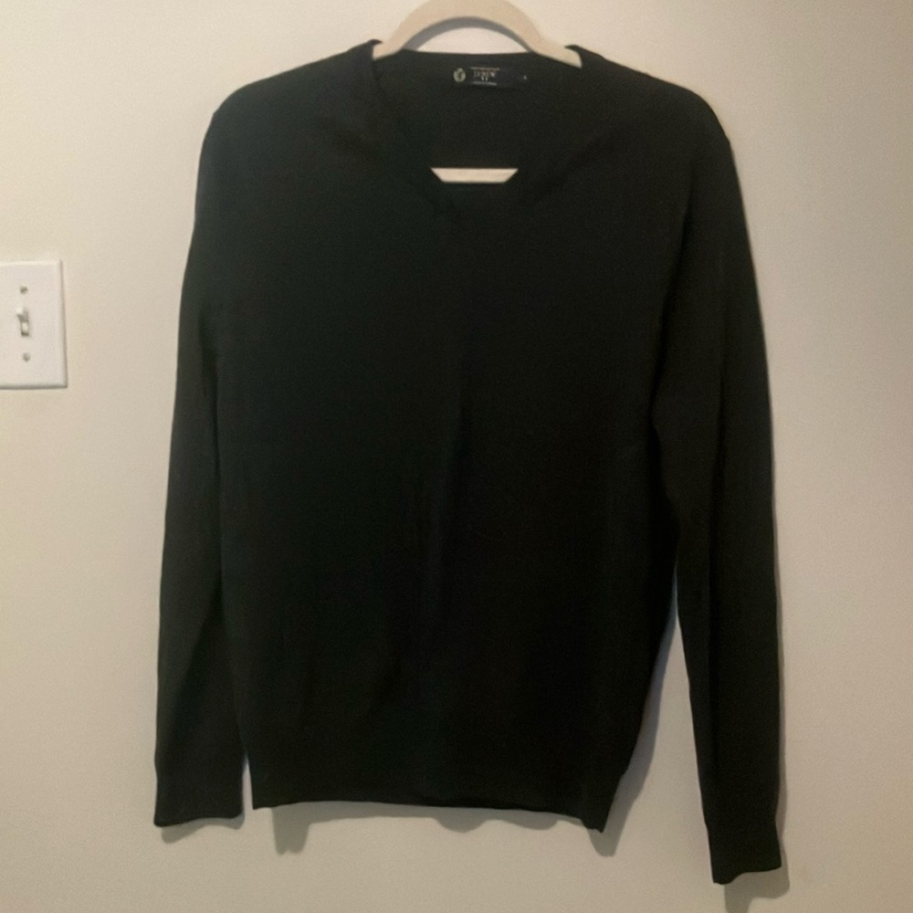 J Crew merino wool v neck sweater women’s M
